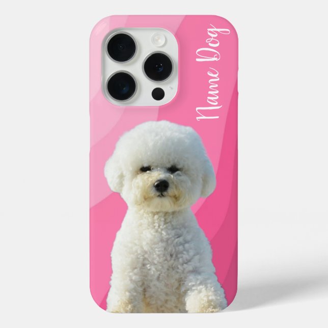 Coques Case-Mate iPhone Renommez votre chien Bichon Frise sur les boîtiers (Verso)