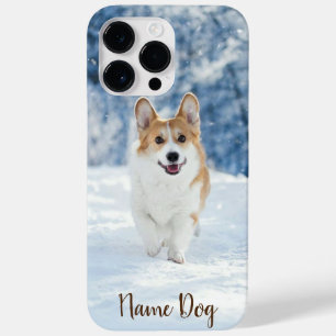 Coque Pour Pour iPhone 14 Pro Max Renommez votre chien corgi sur les boîtiers téléph