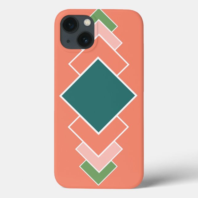 Coques Case-Mate iPhone Repeating Diamonds (Verso)