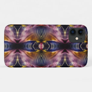 Case-Mate iPhone Case Répétition en noir et bordeaux gonflée la