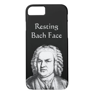 Case-Mate iPhone Case Repose Bach Face Compositeur de musique classique