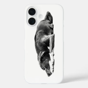 Coque Pour iPhone 16 Repose du boîtier de téléphone fixe Pitbull Mix Ca