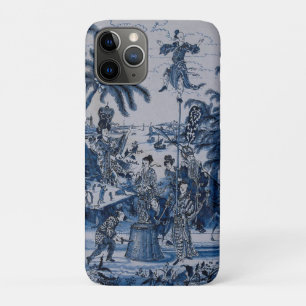 Case-Mate iPhone Case Repro Chinoiserie Delft Carrelage bleu et blanc