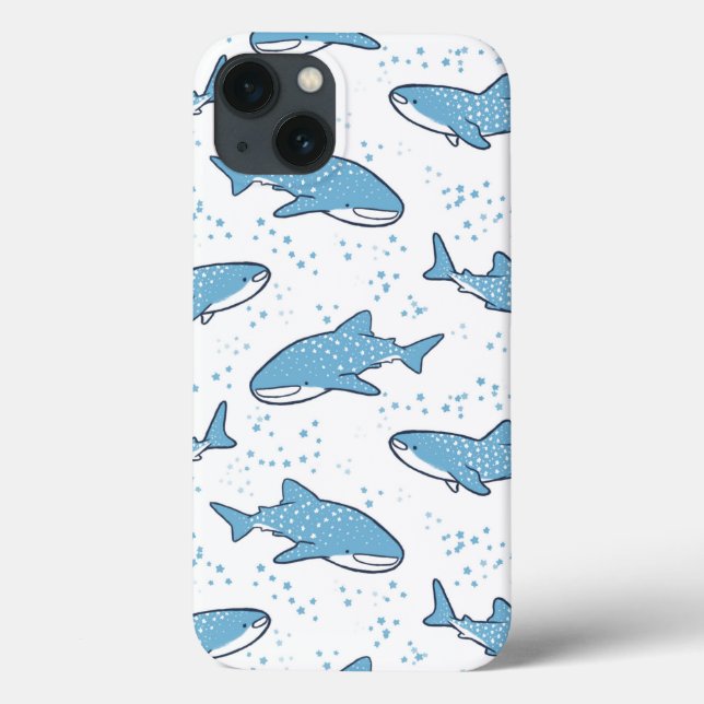 Coques Case-Mate iPhone Requin de baleine étoilée (léger) (Verso)