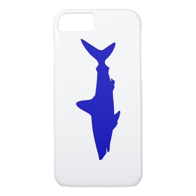 Coques Case-Mate iPhone Requin de natation bleu Cobalt (Dos)