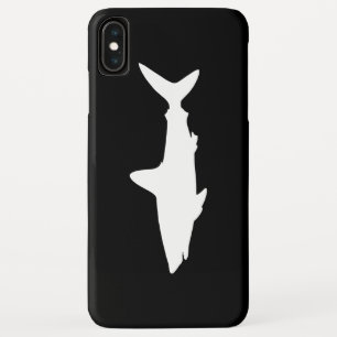 Coque Case-Mate Pour iPhone Requin de natation noir et blanc