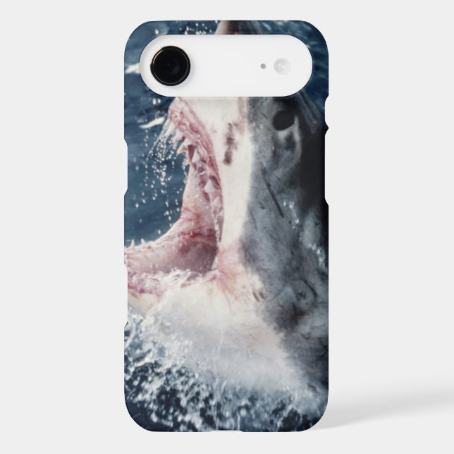 Coques Case-Mate iPhone Requin élevé bouche ouverte (Verso)
