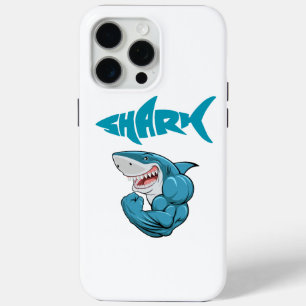 Coque iPhone 15 Pro Max requin musculaire