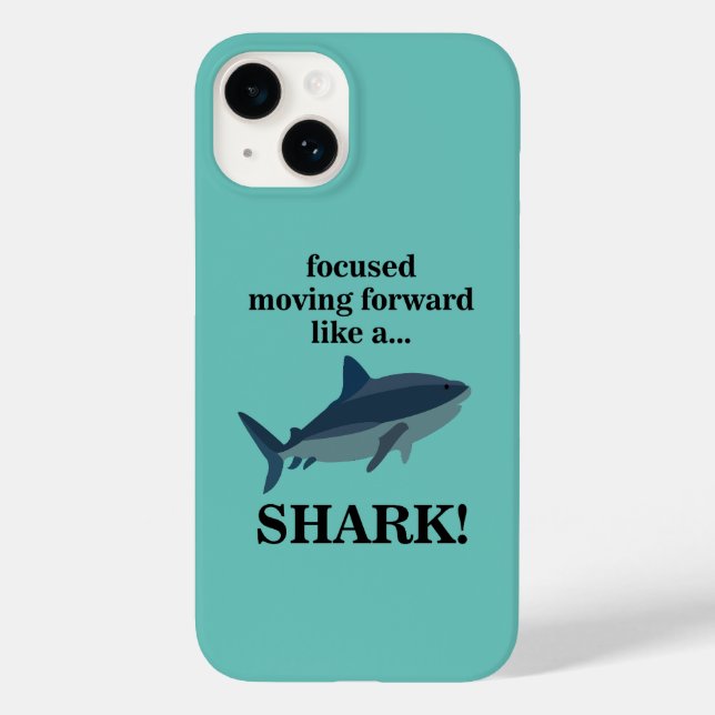Coques Case-Mate iPhone Requin Orienté Vers L'Avant Comme Un Requin (Verso)