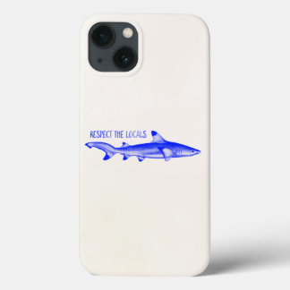 Case-Mate iPhone Case Respectez la citation drôle des locaux - Marine Bl