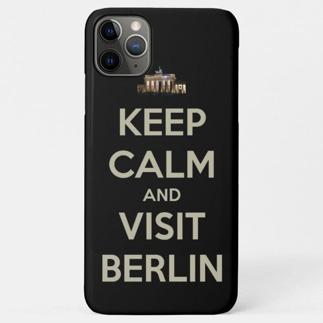 Coques Case-Mate iPhone rester calme visite berlin (Dos)