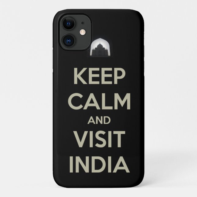 Coques Case-Mate iPhone rester calme visiter l'inde (Dos)