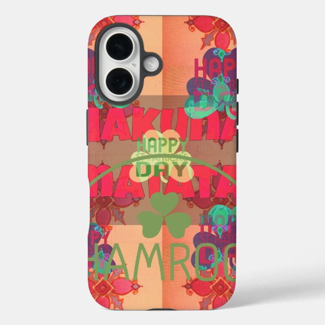 Coques Case-Mate iPhone Restez béni Bonne Saint Patrick Jour Hakuna Matata (Verso)