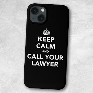 iPhone 13 Case Restez calme et appelez votre avocat