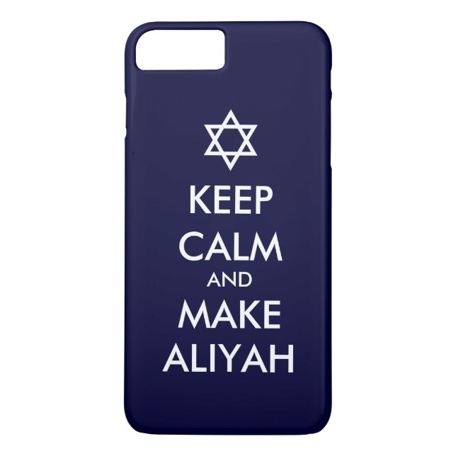 Coques Case-Mate iPhone Restez Calme Et Faites De L'Aliyah (Dos)
