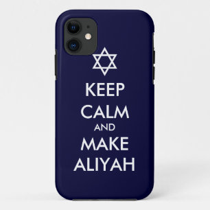 Etui iPhone Case-Mate Restez Calme Et Faites De L'Aliyah