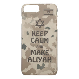 Case-Mate iPhone Case Restez Calme Et Faites De L'Aliyah - Désert