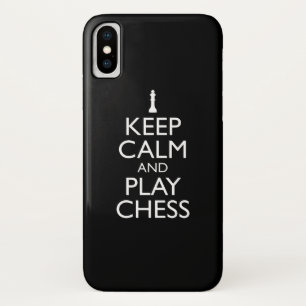 Case-Mate iPhone Case Restez Calme Et Jouez Aux Échecs
