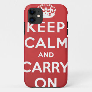 Coque Case-Mate Pour iPhone Restez calme et poursuivez