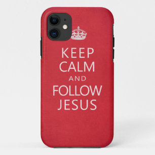 Etui iPhone Case-Mate Restez calme et suivez l'esprit de Jésus