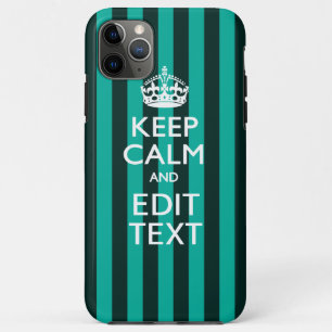 Coque Case-Mate Pour iPhone Restez calme sur votre texte sur l'accentuation de