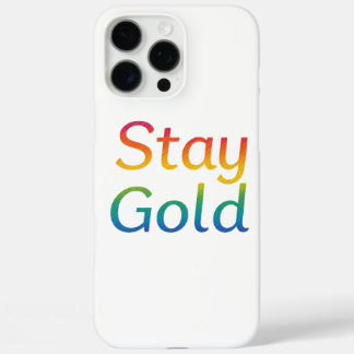 Coques iPhone 16 Pro Max Restez couvert pour iPhone Gold