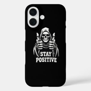 Coque Pour iPhone 16 Restez Positif