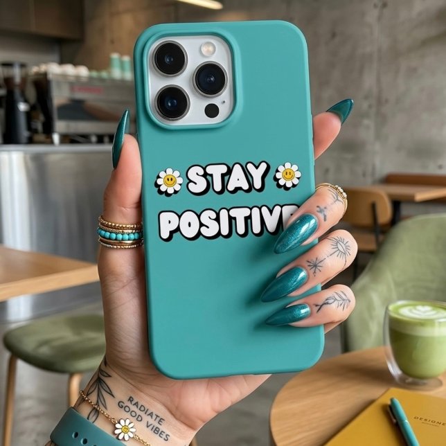 Coques Case-Mate iPhone Restez Positif (Créateur téléchargé)