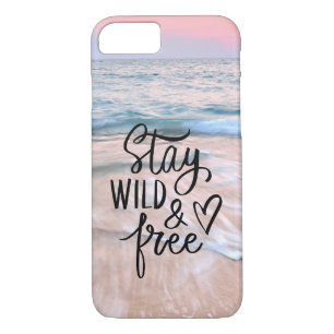Case-Mate iPhone Case Restez Sauvage Et Gratuit   Citation De La Photogr