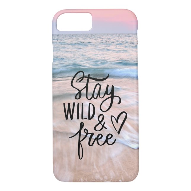 Coques Case-Mate iPhone Restez Sauvage Et Gratuit | Citation De La Photogr (Dos)
