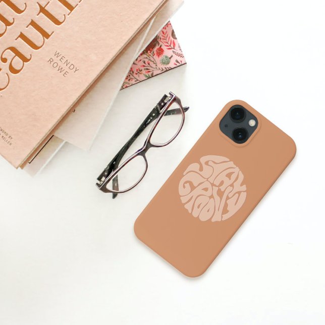 Coques Case-Mate iPhone Restez Super Retro Beige (Créateur téléchargé)