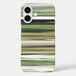 Coque Pour iPhone 16 Résumé #2 : Flou vert olive