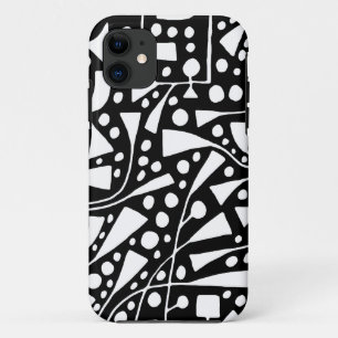 Coques Pour iPhone Résumé Weiß 120112 auf Schwarzem