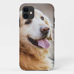 Case-Mate iPhone Case Rétife d'or, Chien, Chien heureux