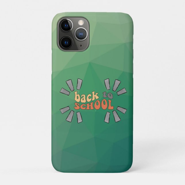 Coques Case-Mate iPhone Retour à l'école avec un rebondissement animé (Dos)