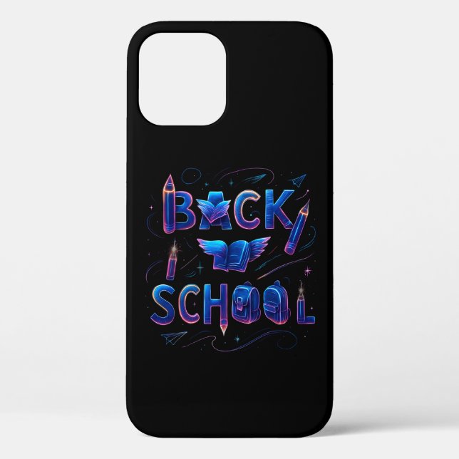 Coques Case-Mate iPhone Retour à l'école - Milieu d'apprentissage magique (Verso)