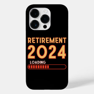 Coque Pour iPhone 14 Pro Retraite 2024 Chargement, Retraite Party