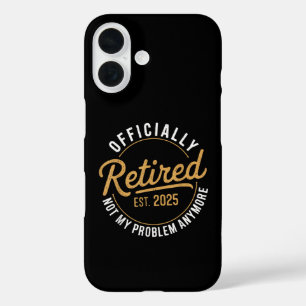 Coque Pour iPhone 16 Retraité 2025 Plus mon problème