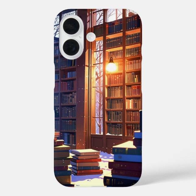 Coques Case-Mate iPhone Retraite de la bibliothèque d'hiver (Verso)