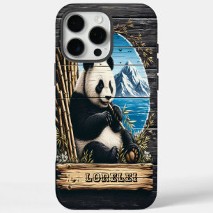 Coques iPhone 16 Pro Max Retraite de montagne de Panda : Reproduction de ba