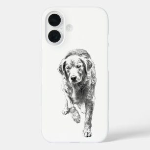 Coque Pour iPhone 16 Retriever texturé