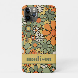 Case-Mate iPhone Case Retro 60s les années 70 modèle floral personnalisé