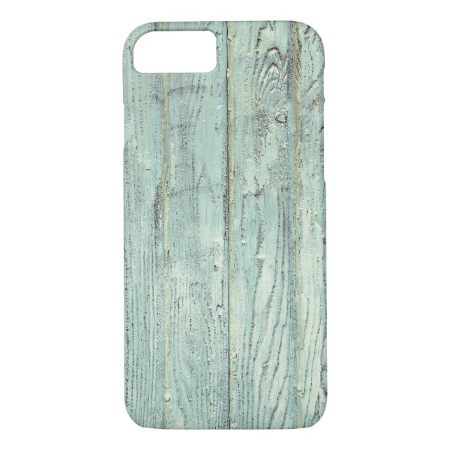 Coques Case-Mate iPhone Retro Aqua Wood (Dos)