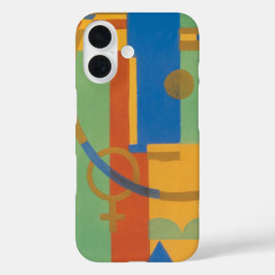 Coques iPhone 16 Retro Art Déco Jazz Sud-Ouest Nouveau-Mexique Coul