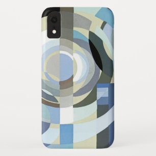 Etui iPhone Case-Mate Retro Art Déco Jazz Vintage Cercles Bleus Motif