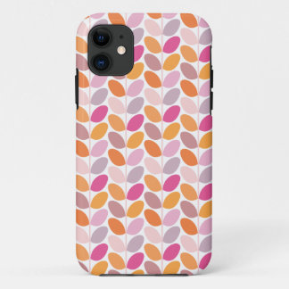 Coque iPhone 11 Rétro cas modelé floral