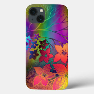 Etui iPhone Case-Mate Rétro coloré teignent en nouant le motif floral