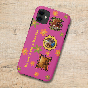 Case-Mate iPhone Case Retro Daisy 3 Photo Horse Pet Collage et nom