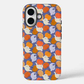 Coque Pour iPhone 16 Rétro d'Halloween en bas
