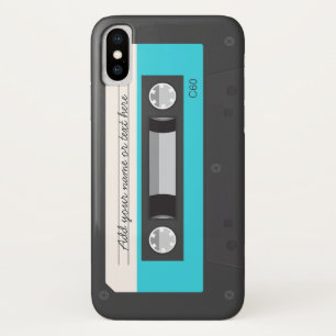 Coques Pour iPhone Rétro enregistreur à cassettes drôle de musique